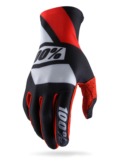 Перчатки 100% Celium Glove Black/Red Перчатки 100% Celium Glove Black/Red