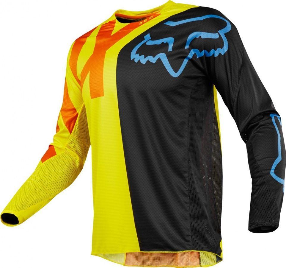 Джерси Fox 360 Preme Jersey Black/Yellow