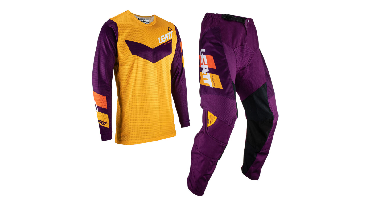 Комплект джерси и мотоштаны Leatt Moto 3.5 Ride Kit Indigo